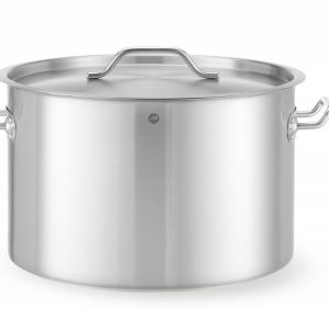 Panela média – com tampa, Budget Line, 32L, ⌀400x(H)260mm