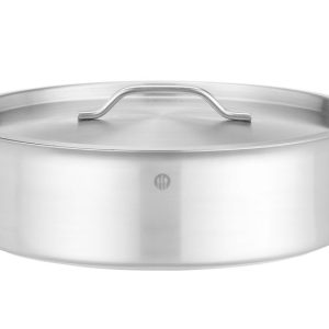 Tacho baixo - com tampa, 10,8L, ⌀360x(H)110mm, Redondo