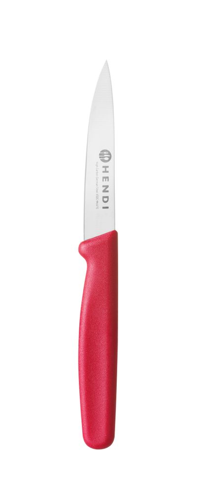 Faca de cozinha pontiaguda, Vermelho, (L)192mm