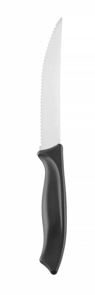 Faca para bifes, serrilhada, Preto, (L)227mm