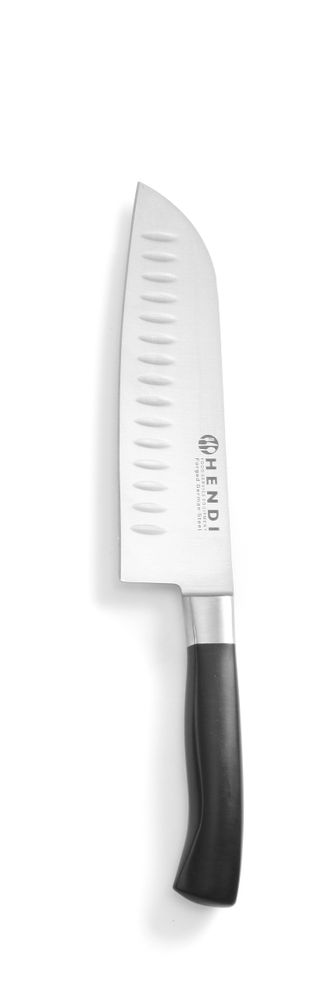 Faca Santoku, Profi Line, Recortes Granton, Preto, (L)310mm