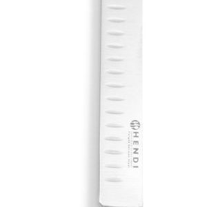Faca para presunto/salmão, Profi Line, Recortes Granton, Preto, (L)430mm
