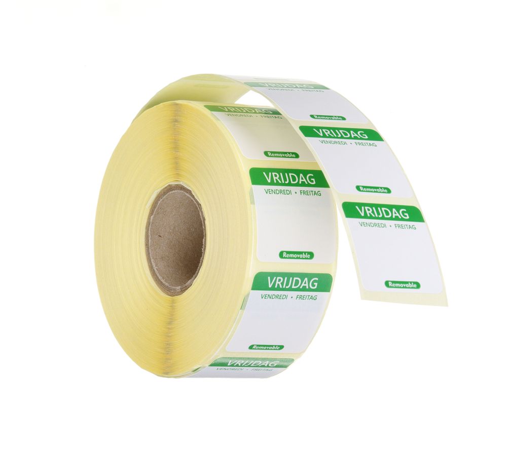 Etiquetas diárias de segurança alimentar, multiusos, fáceis de remover, Amarelo, 1000 unid., 25x25mm - Image 6