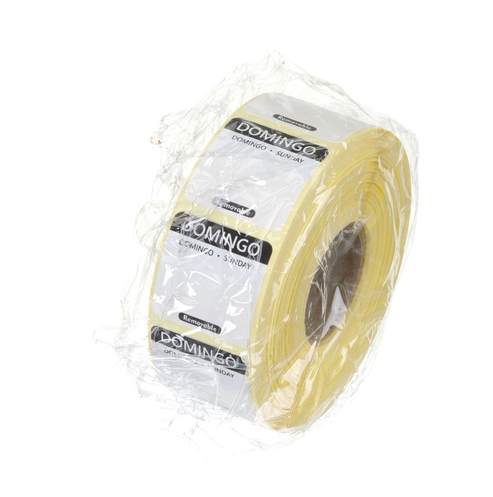 Etiquetas diárias de segurança alimentar, multiusos, fáceis de remover, Domingo, Preto, 1000 unid., 25x25mm - Image 2