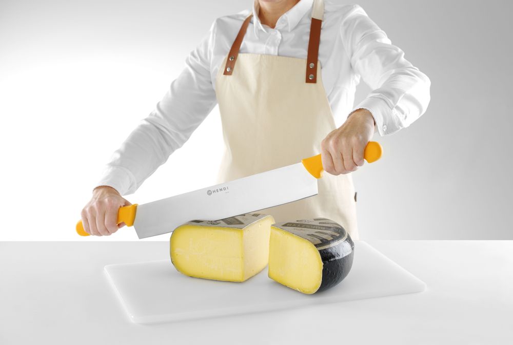 Faca de queijo com pega dupla, Laranja, (L)655mm - Image 2