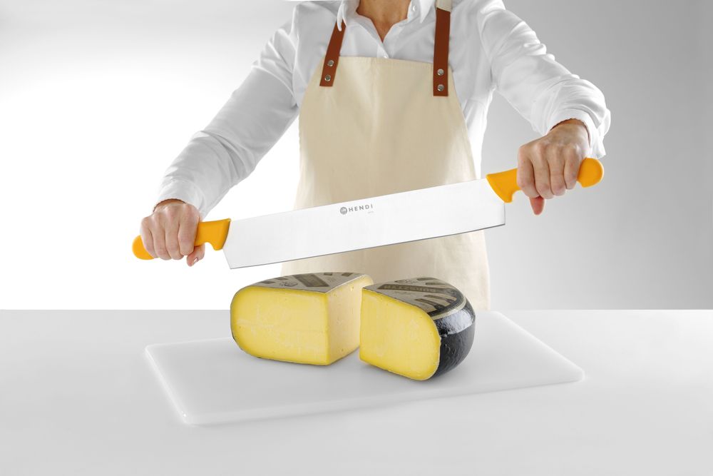 Faca de queijo com pega dupla, Laranja, (L)655mm - Image 3