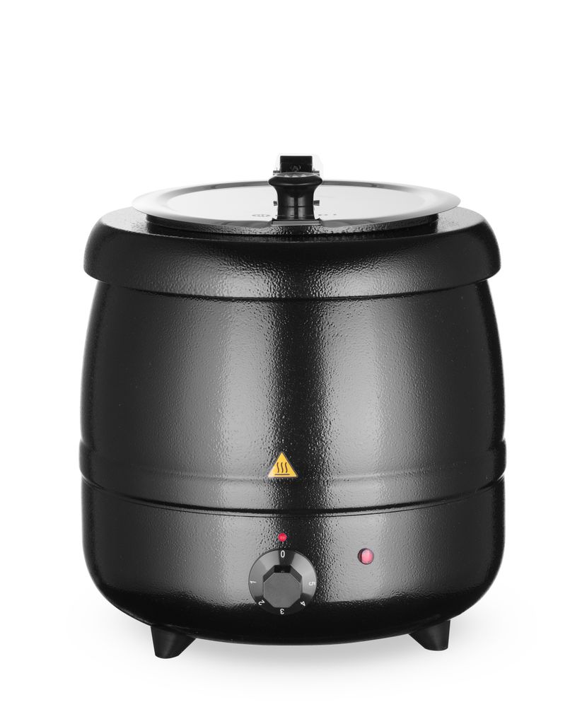 Panela de sopa elétrica, Kitchen Line, 8L, Preto, 230V/400W, ⌀330x(H)363mm