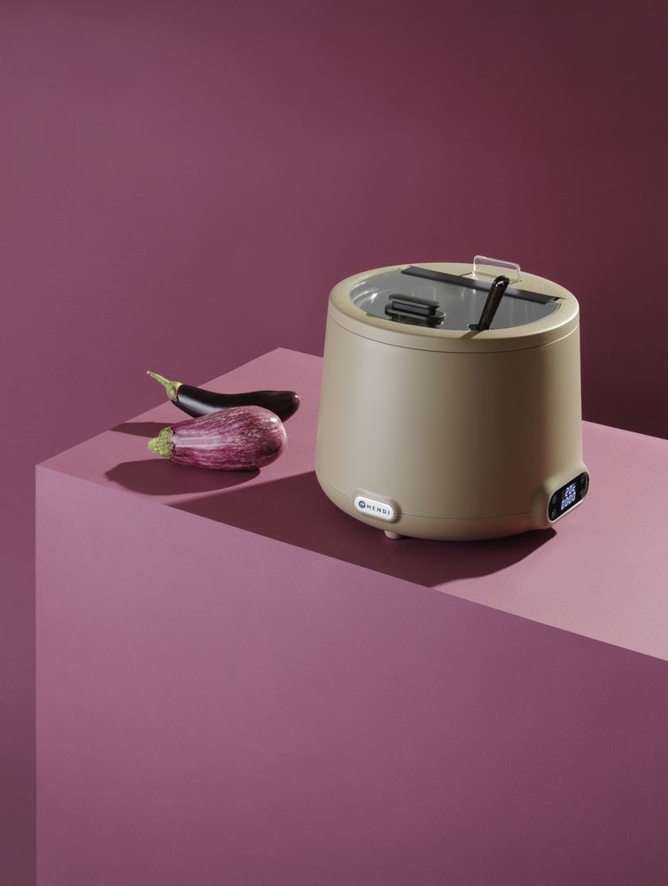 Panela de sopa elétrica UNIQ, designed by Robert Bronwasser, 8L, Bege, 230V/500W, ⌀365x(H)325mm - Image 3