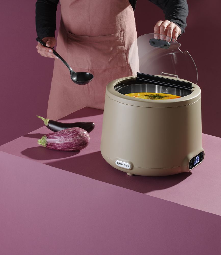 Panela de sopa elétrica UNIQ, designed by Robert Bronwasser, 8L, Bege, 230V/500W, ⌀365x(H)325mm - Image 4