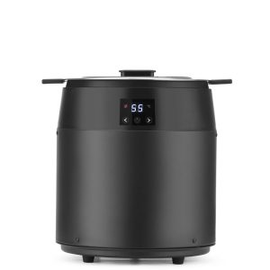 Panela de sopa elétrica sem água, 10L, 10L, Preto, 230V/450W, ⌀330x(H)398mm