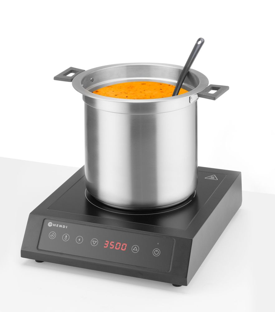 Panela de sopa elétrica sem água, 10L, 10L, Preto, 230V/450W, ⌀330x(H)398mm - Image 4