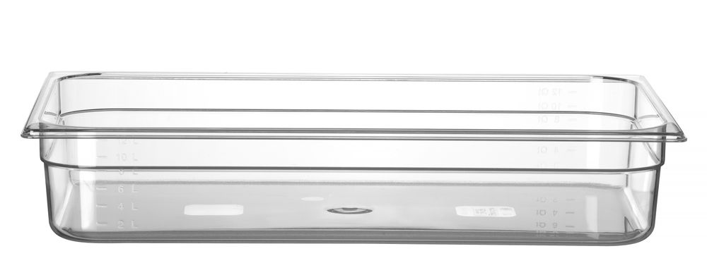Recipiente Gastronorm 1/1, Profi Line, GN 1/1, 14L, Transparente, 530x325x(H)100mm