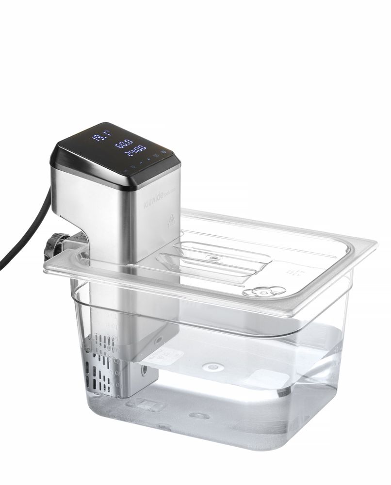 Tampa Gastronorm com abertura para sonda de sous-vide, GN 1/1, Transparente, 530x325mm - Image 4