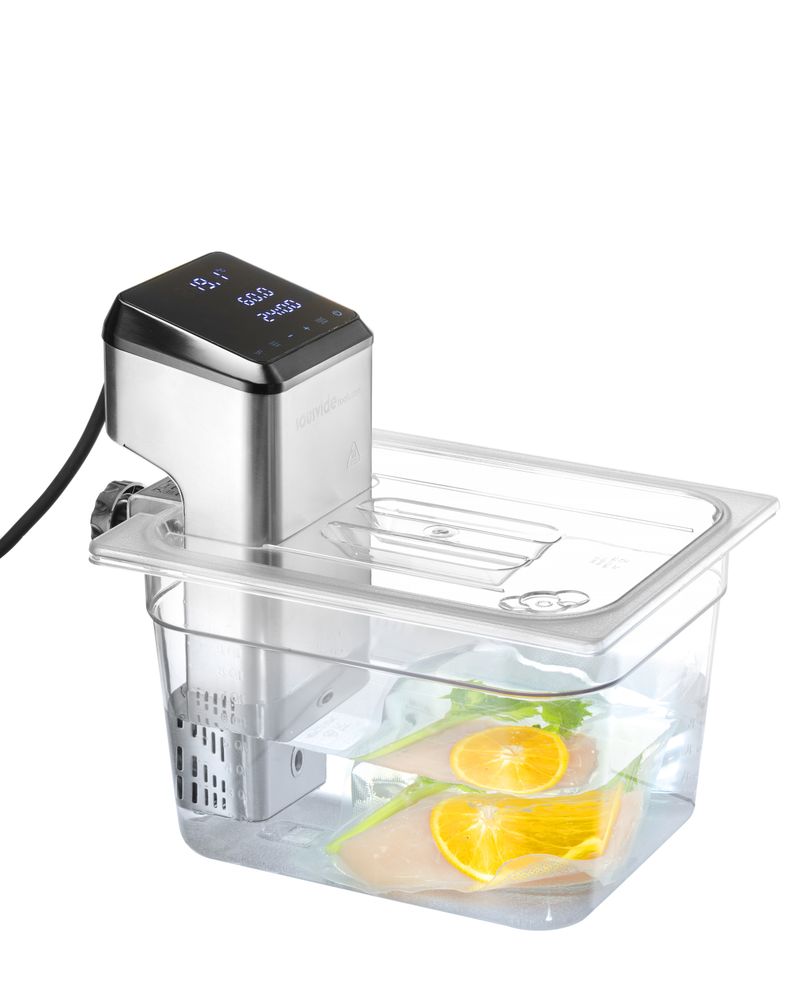 Tampa Gastronorm com abertura para sonda de sous-vide, GN 1/2, Transparente, 265x325mm - Image 4