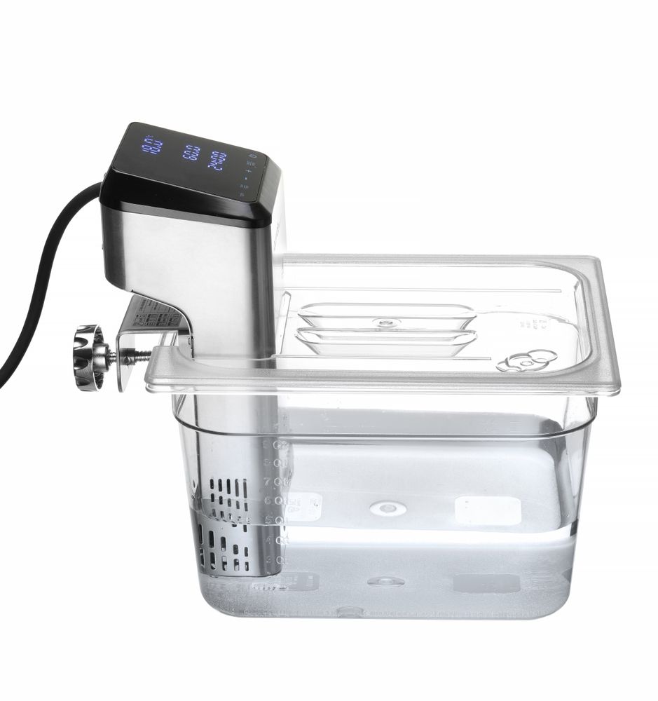 Tampa Gastronorm com abertura para sonda de sous-vide, GN 1/1, Transparente, 530x325mm - Image 5