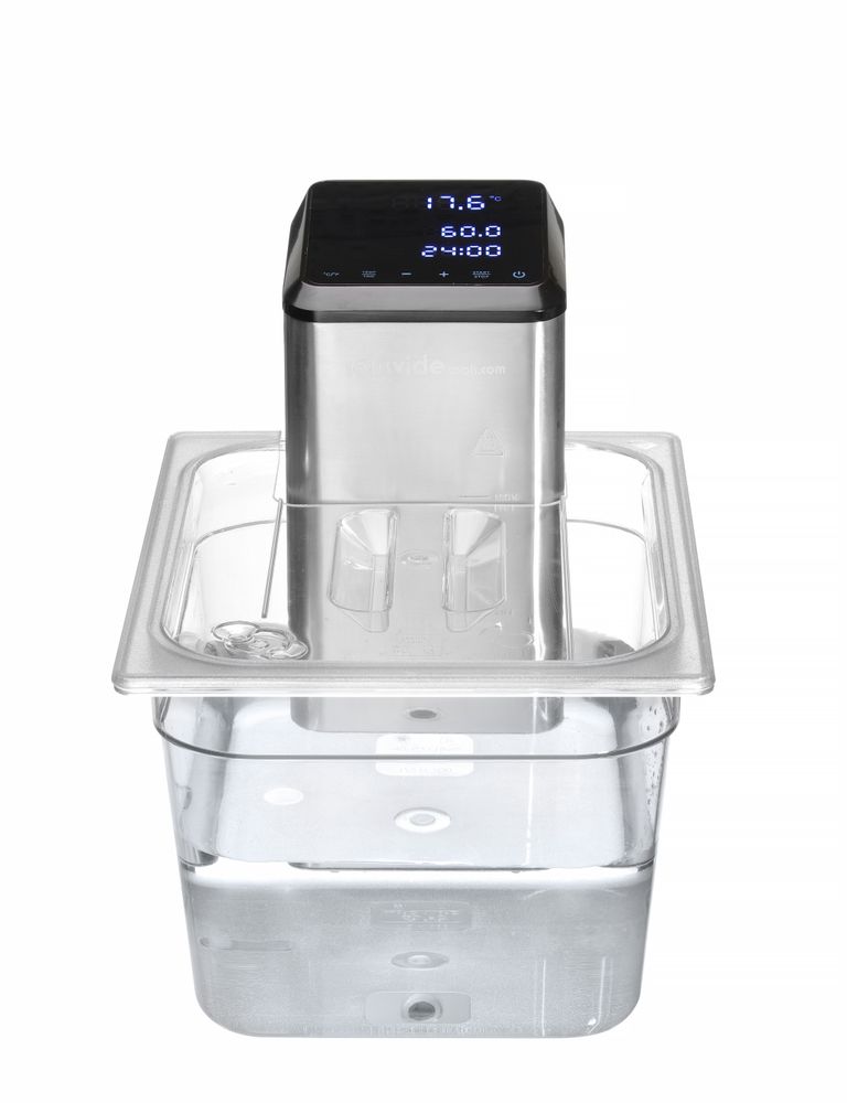 Tampa Gastronorm com abertura para sonda de sous-vide, GN 1/1, Transparente, 530x325mm - Image 6