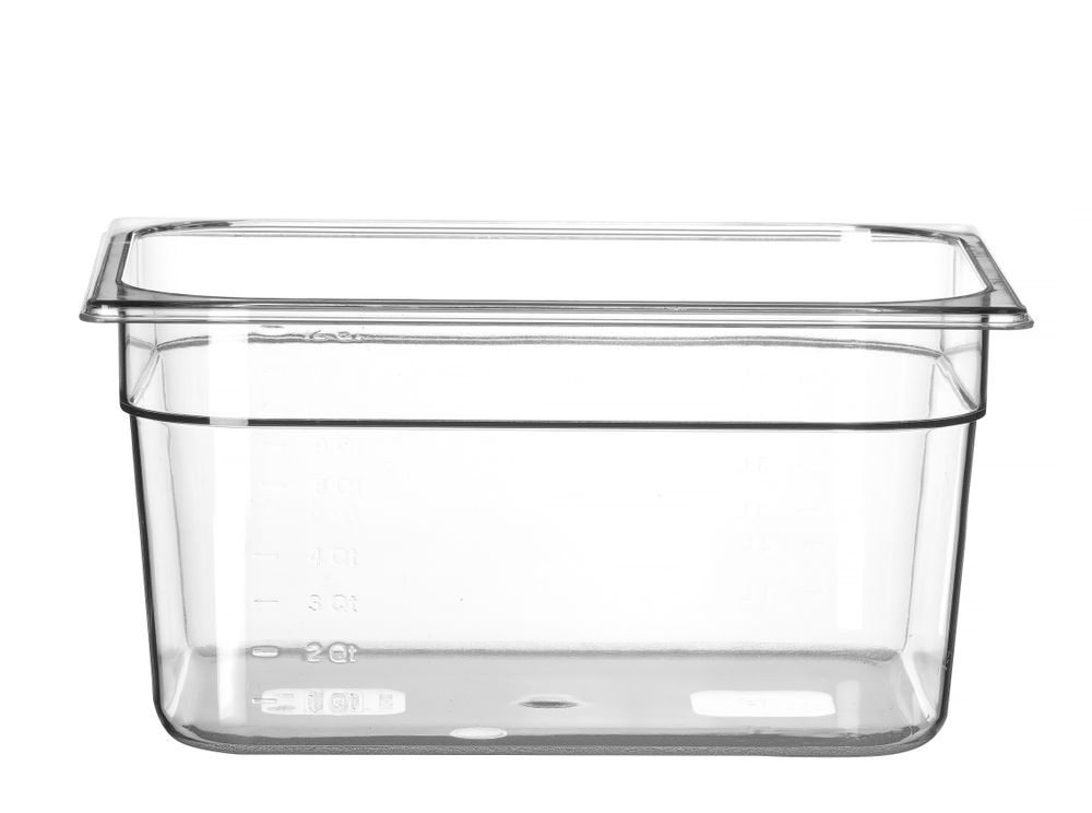 Recipiente Gastronorm 1/2, Profi Line, GN 1/2, 9,5L, Transparente, 325x265x(H)150mm