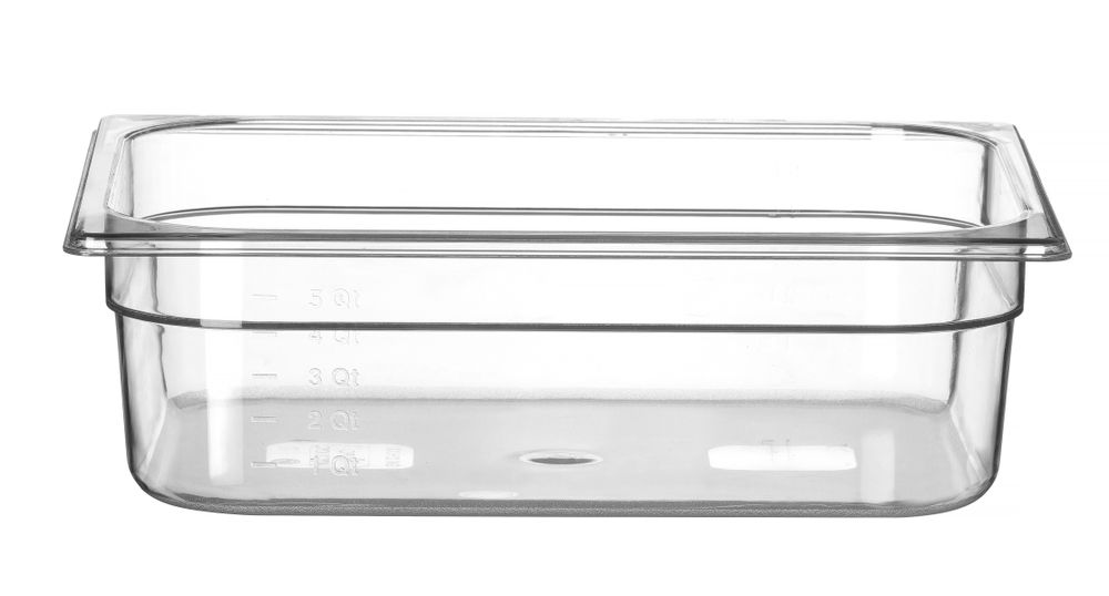 Recipiente Gastronorm 1/2, Profi Line, GN 1/2, 6,5L, Transparente, 325x265x(H)100mm