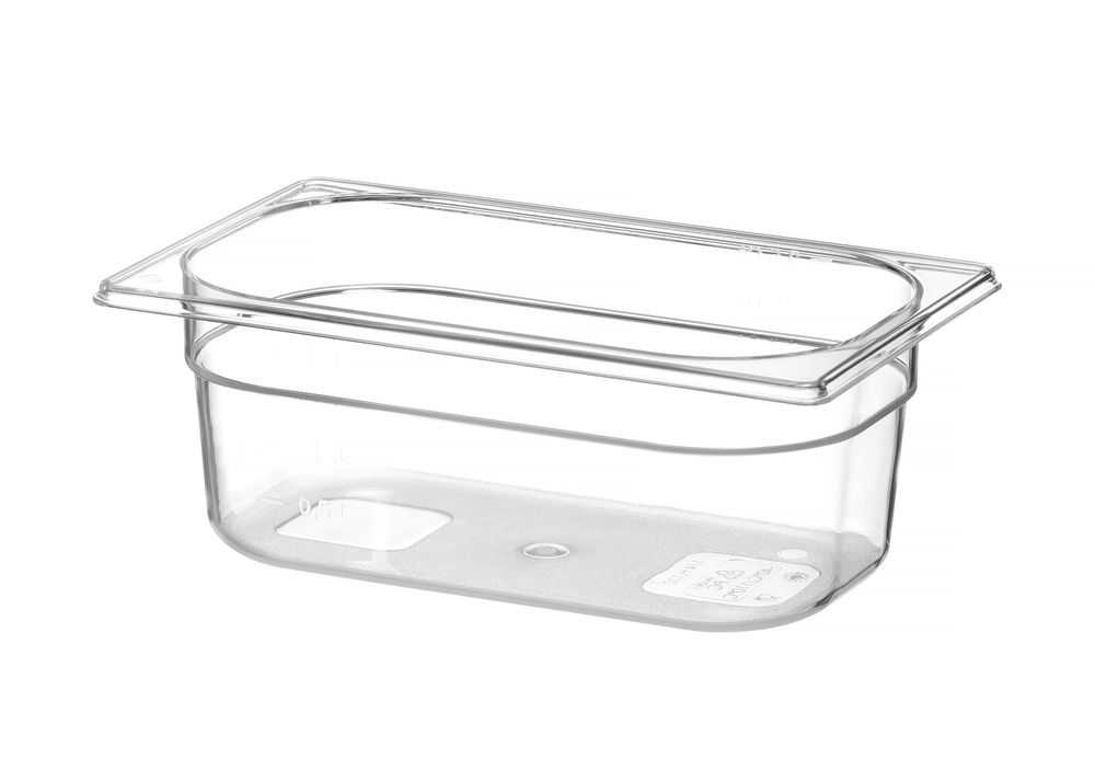 Recipiente Gastronorm 1/4, Profi Line, GN 1/4, 2,8L, Transparente, 265x162x(H)100mm - Image 2