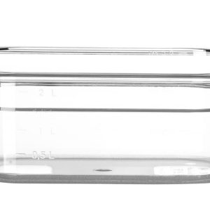 Recipiente Gastronorm 1/4, Profi Line, GN 1/4, 2,8L, Transparente, 265x162x(H)100mm