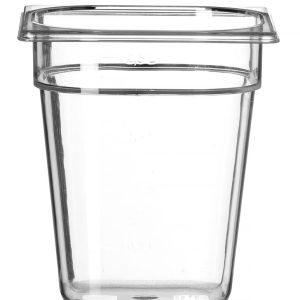Recipiente Gastronorm 1/6, Profi Line, GN 1/6, 3,4L, Transparente, 176x162x(H)200mm