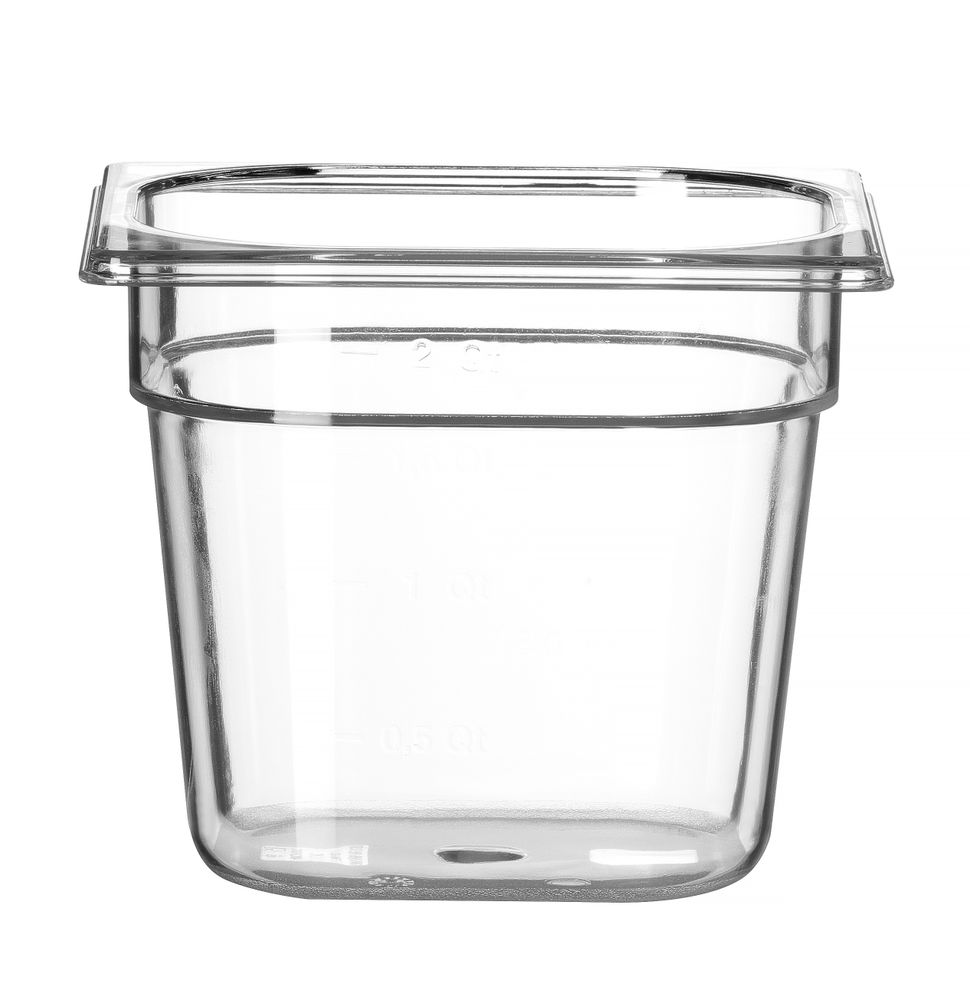 Recipiente Gastronorm 1/6, Profi Line, GN 1/6, 2,4L, Transparente, 176x162x(H)150mm