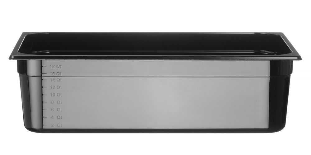 Recipiente Gastronorm 1/1, Profi Line, GN 1/1, 21L, Preto, 530x325x(H)150mm