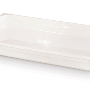 Recipiente Gastronorm 1/1, GN 1/1, 9L, Branco, 530x325x(H)65mm
