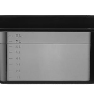 Recipiente Gastronorm 1/2, Profi Line, GN 1/2, 9,5L, Preto, 325x265x(H)150mm