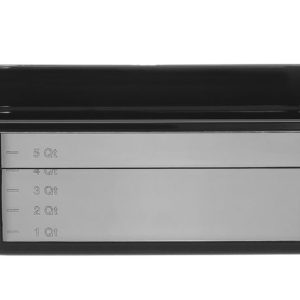 Recipiente Gastronorm 1/2, Profi Line, GN 1/2, 6,5L, Preto, 325x265x(H)100mm