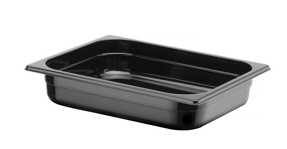Recipiente Gastronorm 1/2, Profi Line, GN 1/2, 4L, Preto, 325x265x(H)65mm - Image 2