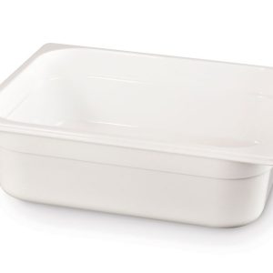 Recipiente Gastronorm 1/2, GN 1/2, 6,5L, Branco, 325x265x(H)100mm