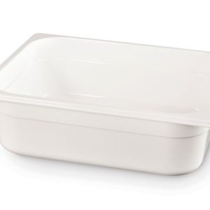 Recipiente Gastronorm 1/2, GN 1/2, 4L, Branco, 325x265x(H)65mm