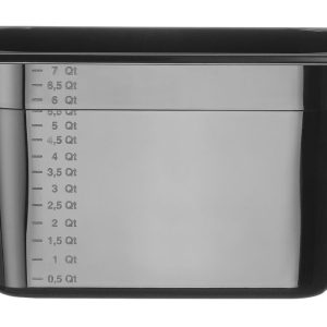 Recipiente Gastronorm 1/3, Profi Line, GN 1/3, 7,8L, Preto, 325x176x(H)200mm