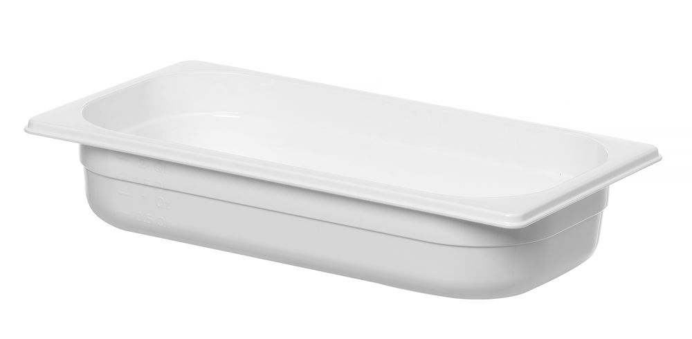 Recipiente Gastronorm 1/3, GN 1/3, 2,5L, Branco, 325x176x(H)65mm - Image 2