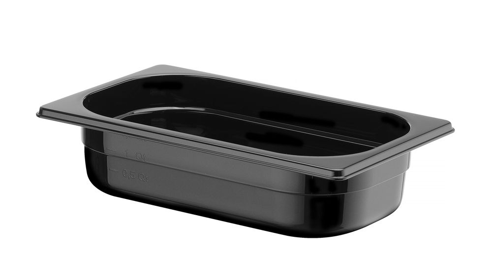 Recipiente Gastronorm 1/4, Profi Line, GN 1/4, 1,8L, Preto, 265x162x(H)65mm - Image 2