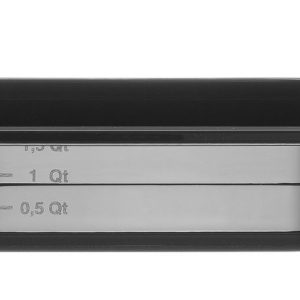 Recipiente Gastronorm 1/4, Profi Line, GN 1/4, 1,8L, Preto, 265x162x(H)65mm