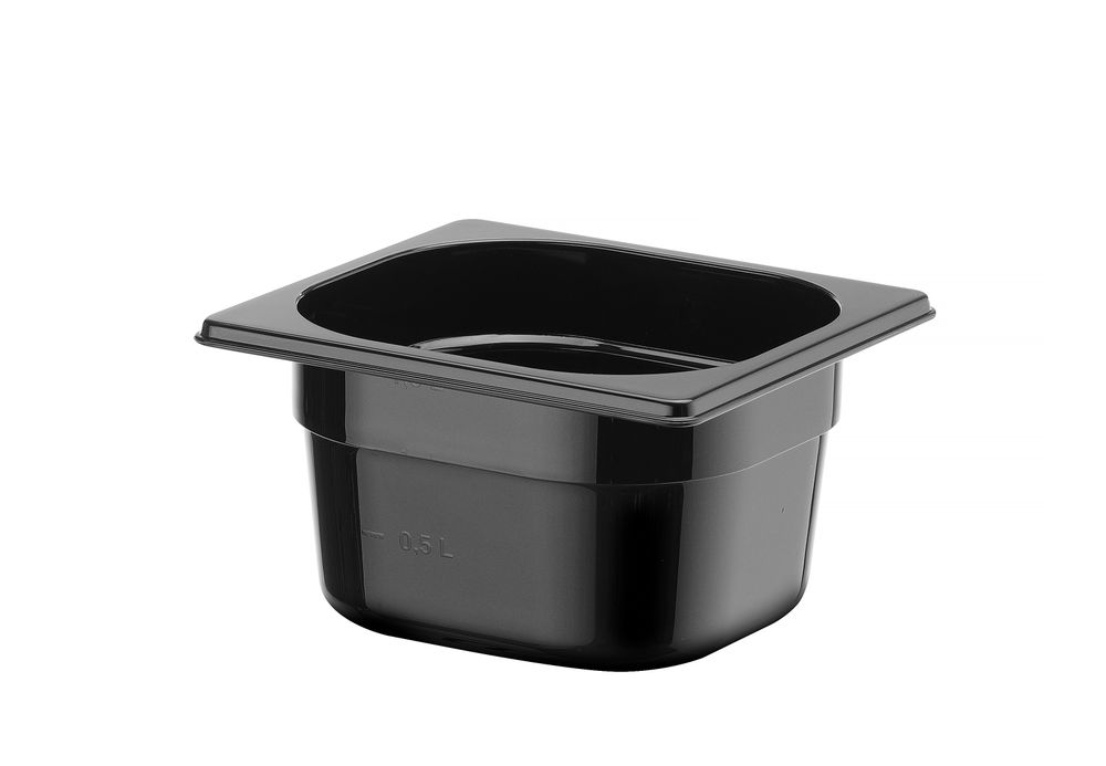 Recipiente Gastronorm 1/6, Profi Line, GN 1/6, 1,6L, Preto, 176x162x(H)100mm - Image 2