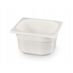 Recipiente Gastronorm 1/6, GN 1/6, 1L, Branco, 176x162x(H)65mm