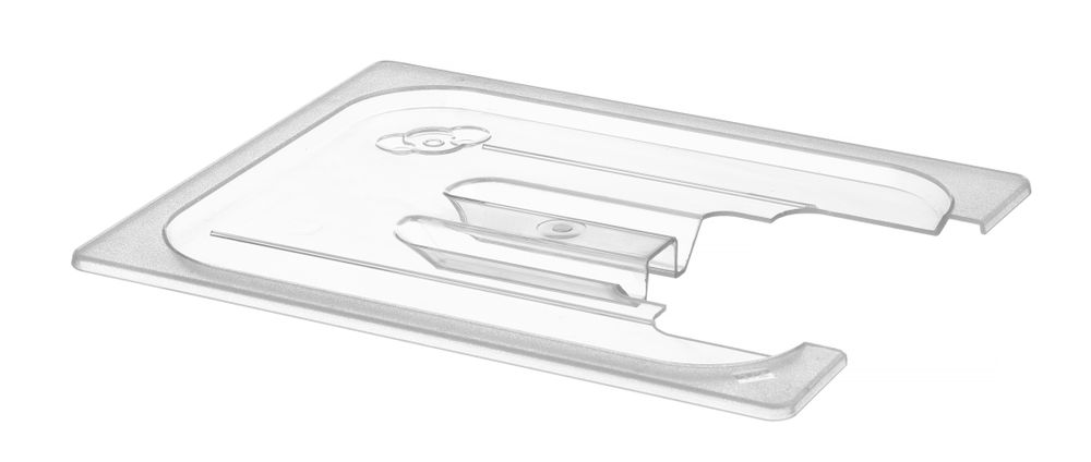 Tampa Gastronorm com abertura para sonda de sous-vide, GN 1/2, Transparente, 265x325mm - Image 2
