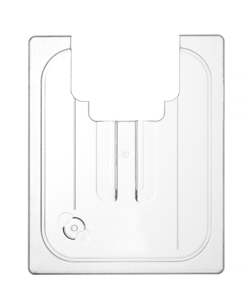 Tampa Gastronorm com abertura para sonda de sous-vide, GN 1/1, Transparente, 530x325mm - Image 3
