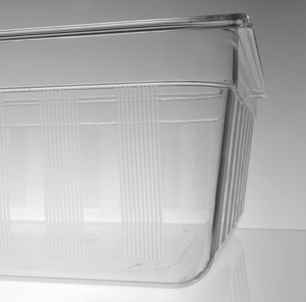 Recipiente Gastronorm 2/1, GN 2/1, 58L, Transparente, 650x530x(H)200mm - Image 2