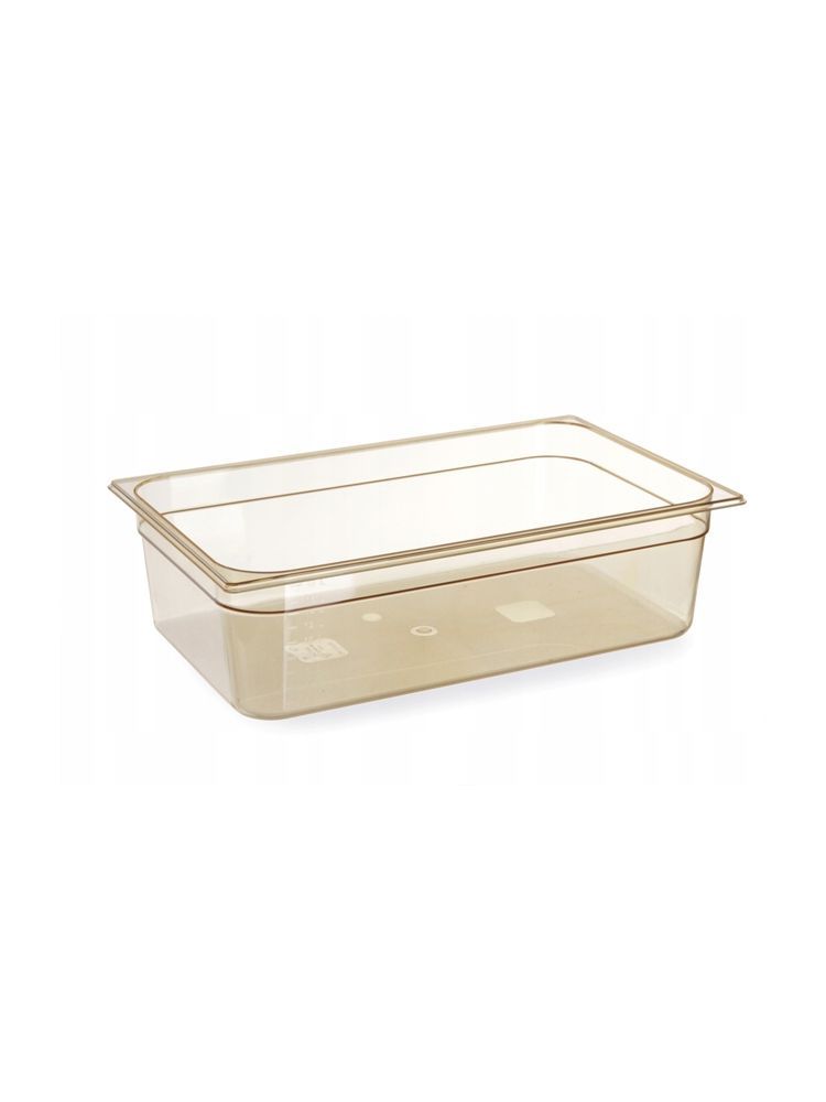 Recipiente GN 1/1, resistente a altas temperaturas, GN 1/1, 13,3L, Transparente, 530x325x(H)100mm
