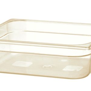 Recipiente GN 1/2, resistente a altas temperaturas, GN 1/2, 6,1L, Transparente, 325x265x(H)100mm