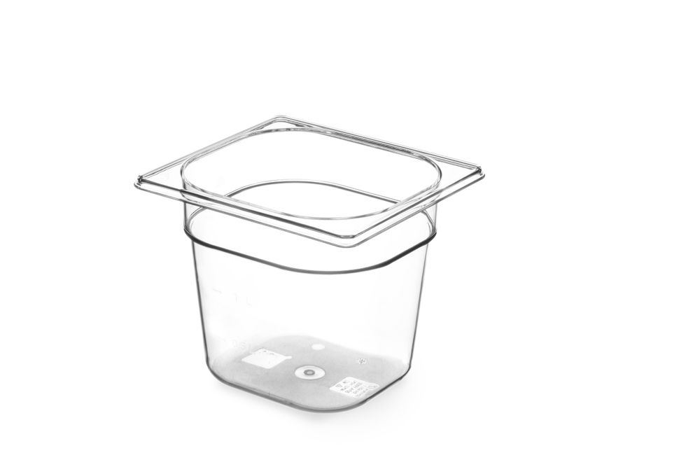 Recipiente Gastronorm 1/6, GN 1/6, 1L, Transparente, 176x162x(H)65mm - Image 2