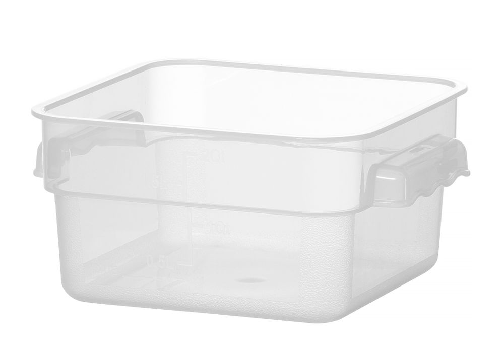 Recipiente para alimentos com graduação, 1,9L, 190x190x(H)95mm