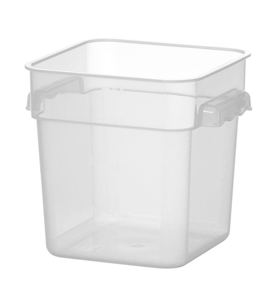 Recipiente para alimentos com graduação, 3,8L, 190x190x(H)180mm