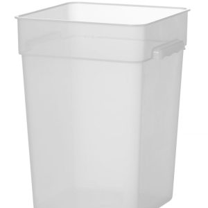 Recipiente para alimentos com graduação, 20,8L, 290x290x(H)400mm