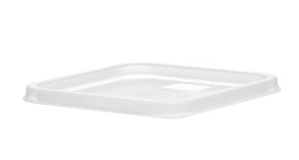 Tampa para recipiente de alimentos, Transparente, 190x190mm