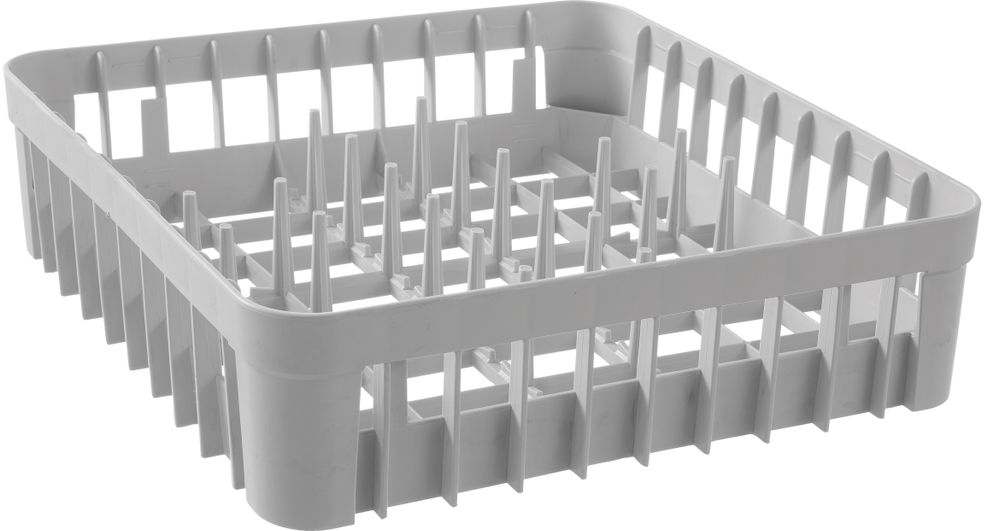 Cesto de copos para máquina de lavar loiça, com 20 pinos de suporte, 400x400x(H)110mm